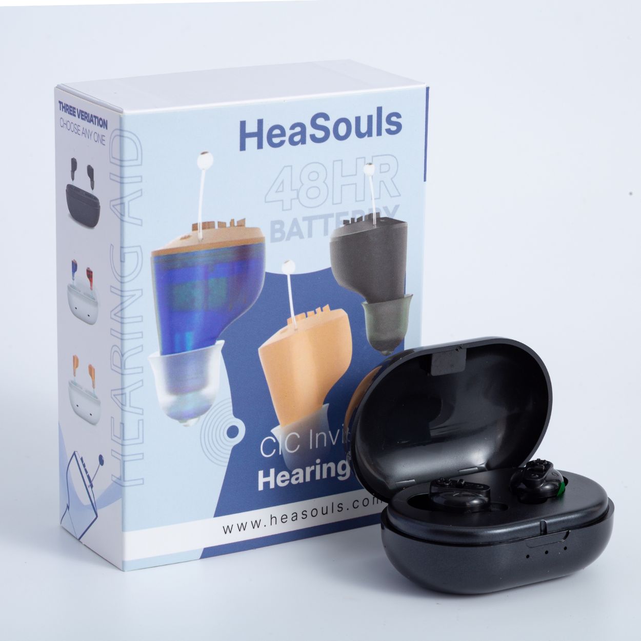 HeaSouls™ CIC Hearing Aids (1x Pair) Left & Right